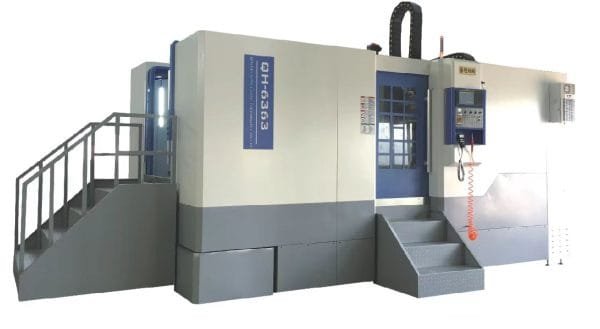 Horizontal machining center