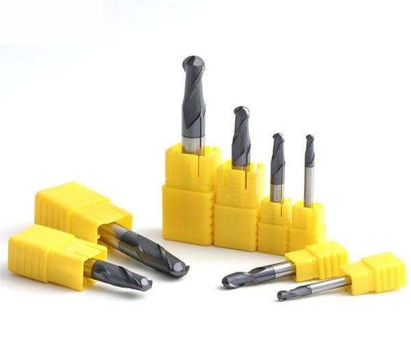 60 degree 2-edge ball end mill
