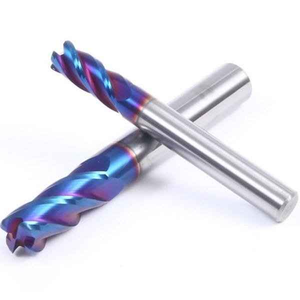 66 degree 4-edge round nose milling cutter