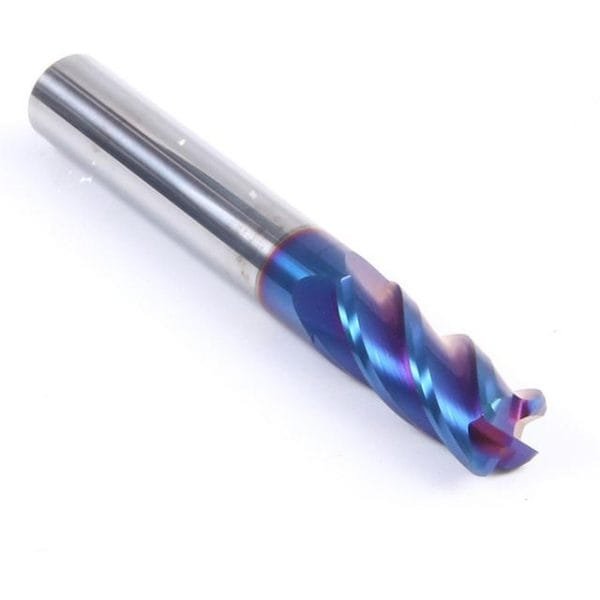 66 degree 4-edge round nose milling cutter