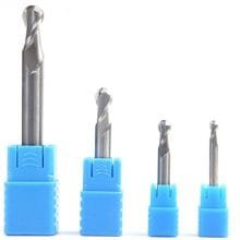 45 degree 2-edge ball end mill for aluminum