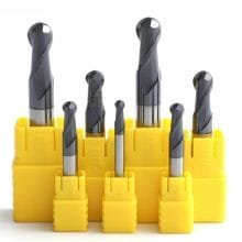 55 degree 2-edge ball end mill