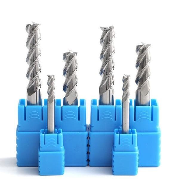45 degree 3-edge double-edge milling cutter for aluminum
