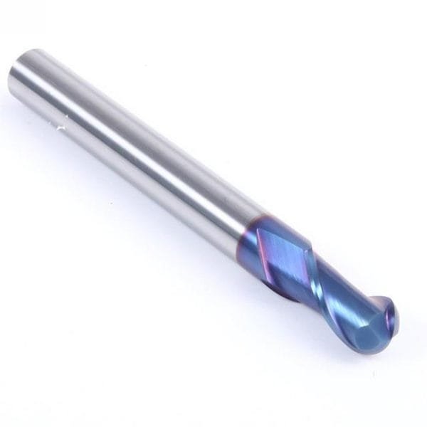 65 degree 2-edge ball end mill
