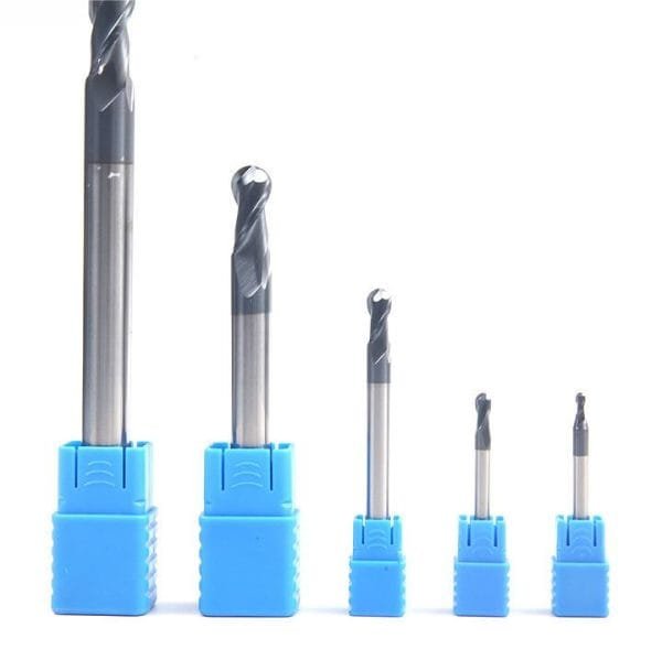 45 degree 2-edge ball end mill