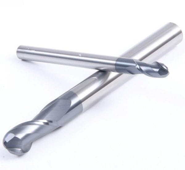 45 degree 2-edge ball end mill