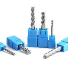 45 degree 3-edge double-edge milling cutter for aluminum